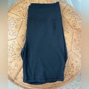 Athleta 8” Black Shorts
